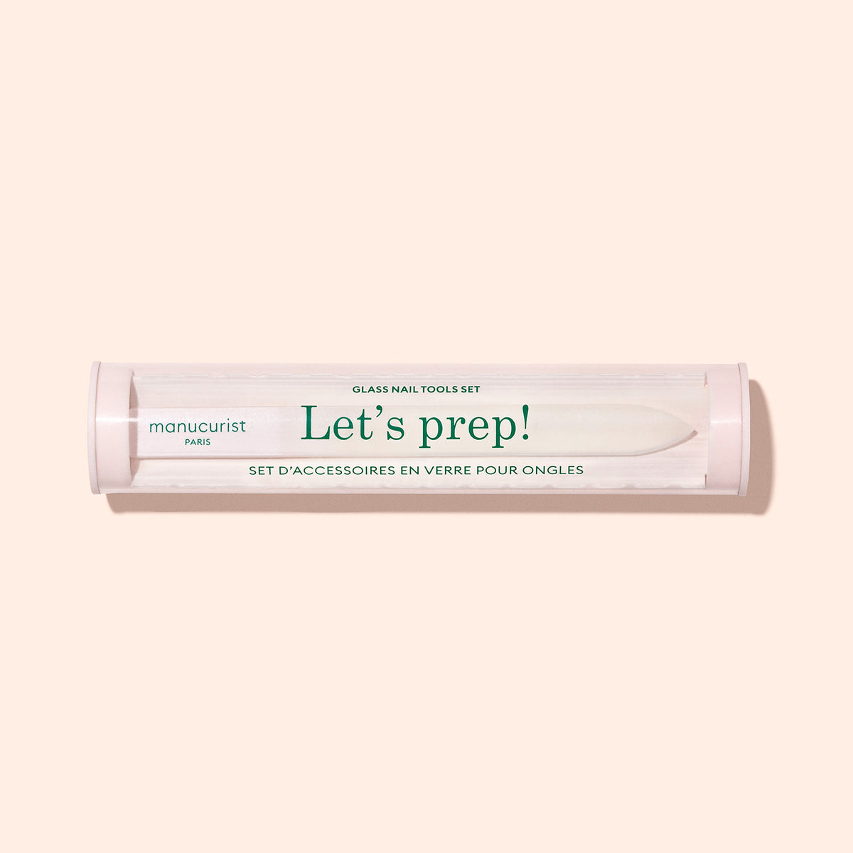 Un étui cylindrique Lets prep! contient le trio d&