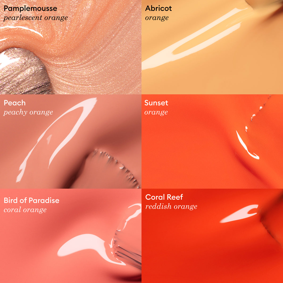 A grid of six close-up images showcases Manucurist&