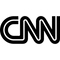 The image shows the black and white logo of CNN, featuring the three bold, connected capital letters C, N, and N in a distinctive, continuous line style.