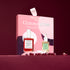 A pink box labeled 5min&