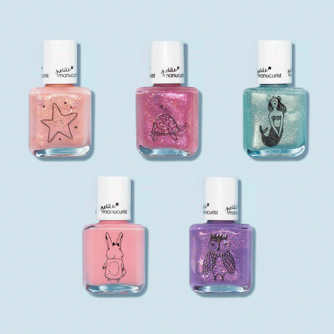 Cinq vernis Petite Manucurist par Manucurist d&