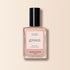 Pale Rose de Manucurist est un vernis à ongles rose pastel translucide dans un flacon rectangulaire transparent avec un bouchon noir et une étiquette rose clair, offrant une couleur intense et un séchage rapide.