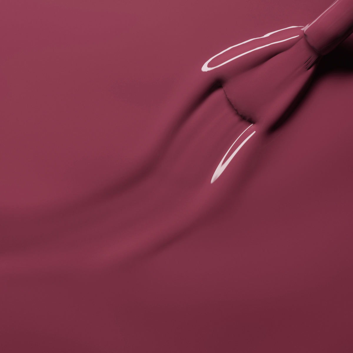 A close-up of a brush applying Manucurist&